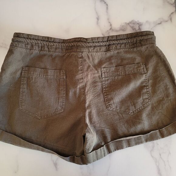 I love H81 cuffed summer short shorts rope closure - Picture 2 of 4